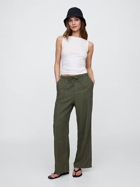 GAP Linen wide leg pants